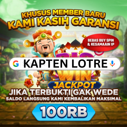 KAPTEN LOTRE 》❱ Situs Lotre Duit dan Daftar Kapten Lotre Slot Viral 2024